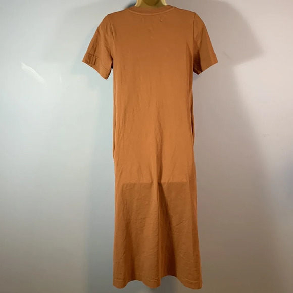 FRee people beach size XS on repeat terracotta clay color front pleat seams long - Picture 4 of 10